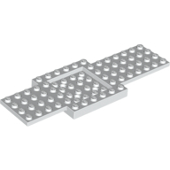 Lego auto základ (podvozek) 6x16x2/3, bílá (6109956)